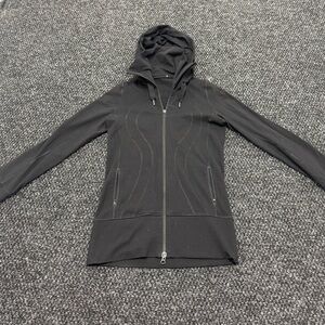 Lululemon Define Jacket Hooded Black Women’s 4 Luon Full Zip Fitted